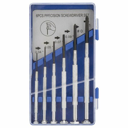 VULCAN Screwdriver Prec Set 6Pc JL36001